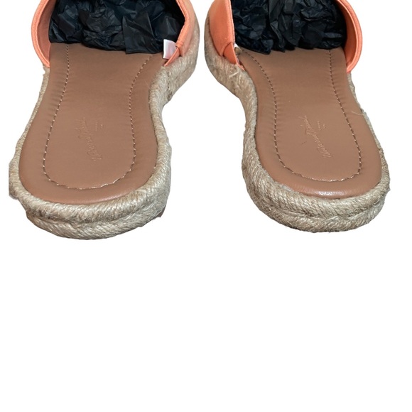 ☀️EUC Universal Threads Orange/Peach Espadrilles Slides Ladies Size 8.5 - Picture 3 of 5